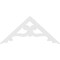 Ekena Millwork Pitch Brontes Architectural Grade PVC Gable Pediment, 60"W x 27 1/2"H x 1"P (11/12) GPP060X028X100BRO - alternate 2